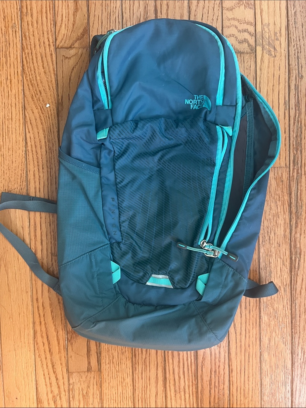 The North Face Teal and Dark Teal Daypack Backpack